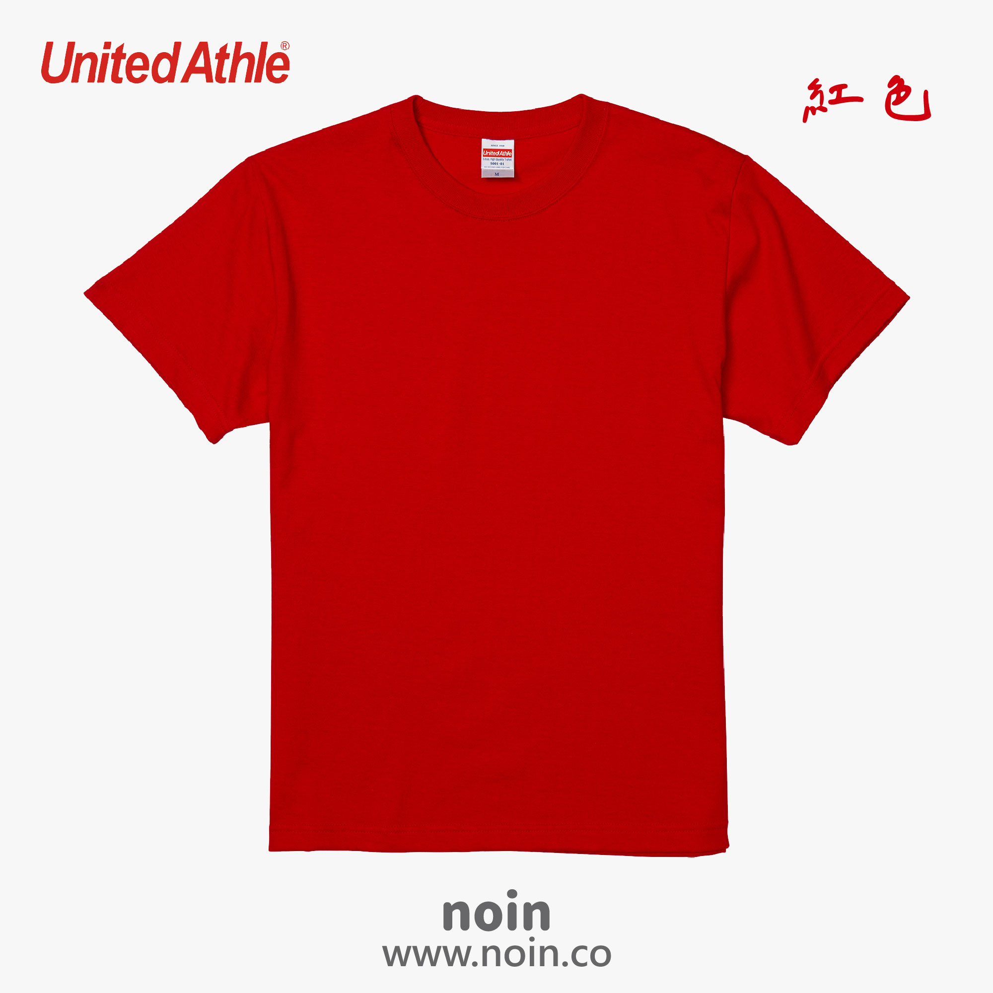 UA短袖-069_w_紅色 noin